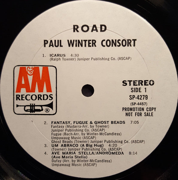 The Winter Consort : Road (LP, Album, Promo, Mon)