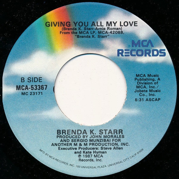 Brenda K. Starr : What You See Is What You Get (7", Single)