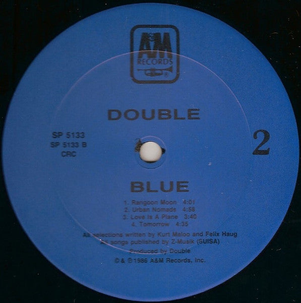 Double : Blue (LP, Album, Club, CRC)
