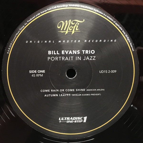 Bill Evans Trio* : Portrait In Jazz (2x12", Album, RE, RM, 180 + Box, Ltd, Num, S/Editi)