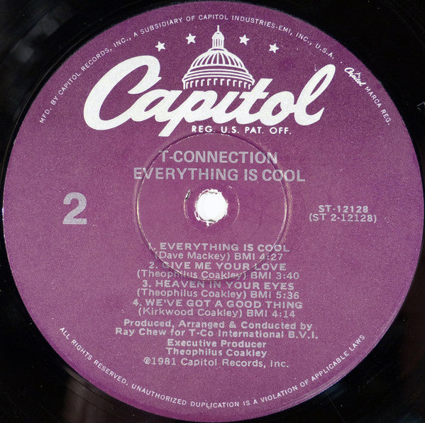 T-Connection : Everything Is Cool (LP, Album, Win)
