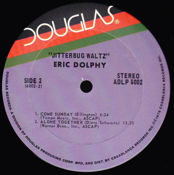 Eric Dolphy : Jitterbug Waltz (2xLP, Comp, Ter)