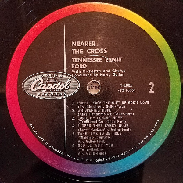 Tennessee Ernie Ford : Nearer The Cross (LP, Mono, RP, Los)