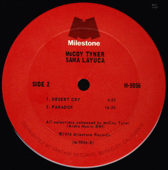 McCoy Tyner : Sama Layuca (LP, Album, Ter)