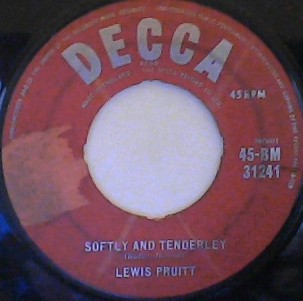 Lewis Pruitt : Riches And Gold (7", Single)