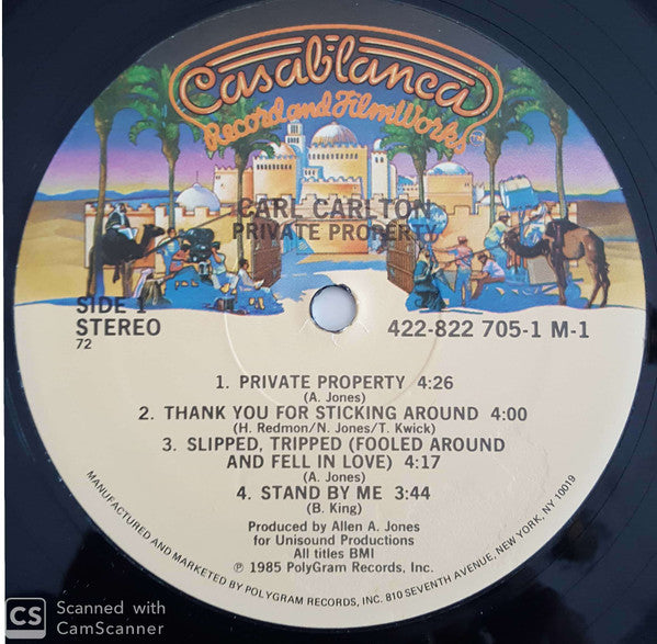 Carl Carlton : Private Property (LP, Album, 72)