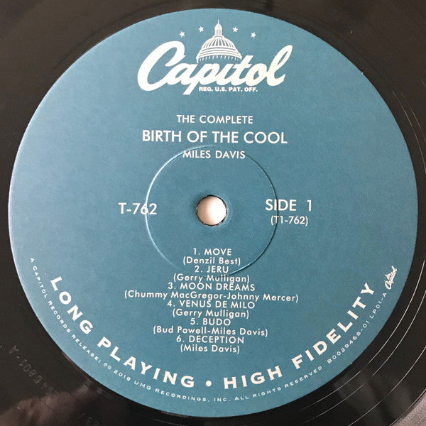 Miles Davis : The Complete Birth Of The Cool (LP, Album, Comp, RE, RM + LP, RE + Comp, Mono, RE)