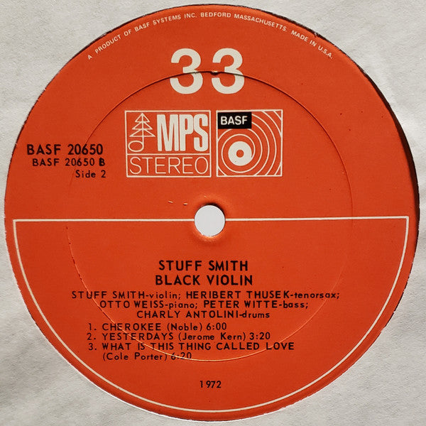 Stuff Smith : Black Violin (LP, Album)