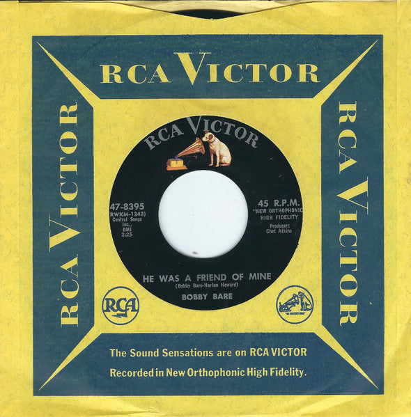 Bobby Bare : He Was A Friend Of Mine (7", Hol)