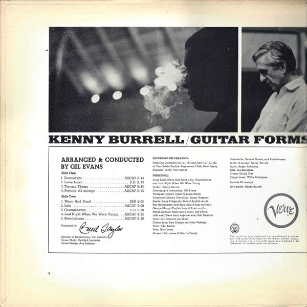 Kenny Burrell : Guitar Forms (LP, Album)