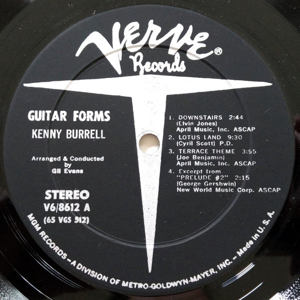 Kenny Burrell : Guitar Forms (LP, Album)
