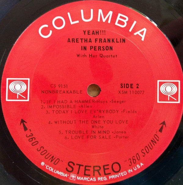 Aretha Franklin : Yeah!!! (LP, Album)