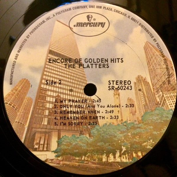 The Platters : Encore Of Golden Hits (LP, Comp, RE, Ter)