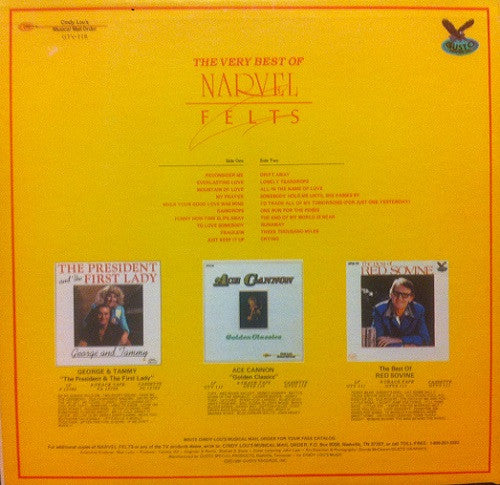 Narvel Felts : The Very Best Of Narvel Felts (LP, Comp)