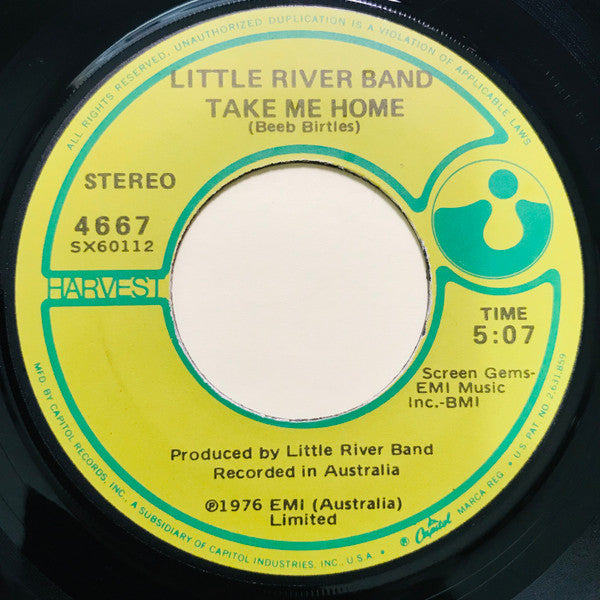 Little River Band : Lady (7", Single, Los)