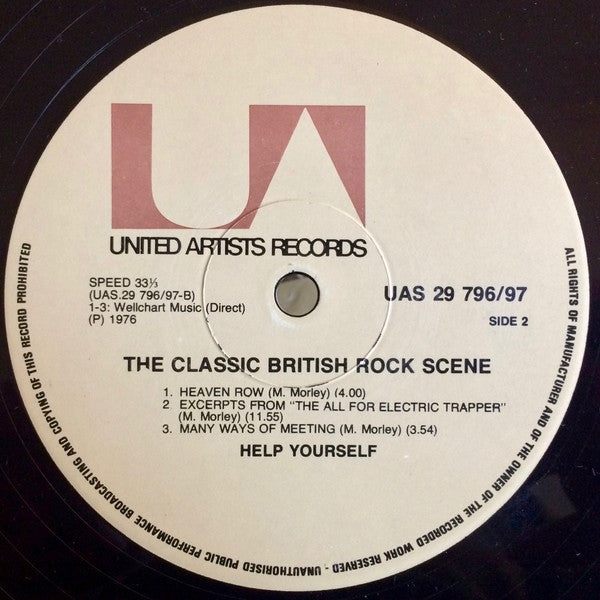 Help Yourself : The Classic British Rock Scene (LP, Album, RE + LP, Album, RE + Comp, Gat)