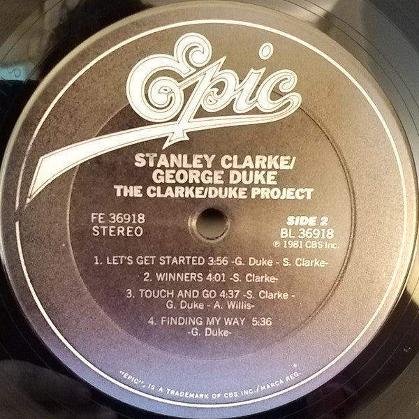 Stanley Clarke/George Duke : The Clarke / Duke Project (LP, Album, Pit)