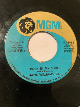 Hank Williams, Jr.* : It’s All Over But The Crying / Rock In My Shoe (7", Single)