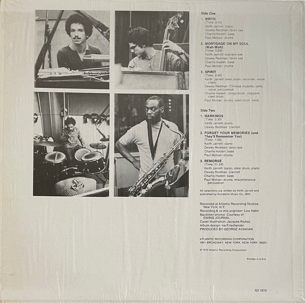 Keith Jarrett : Birth (LP, Album, RE)