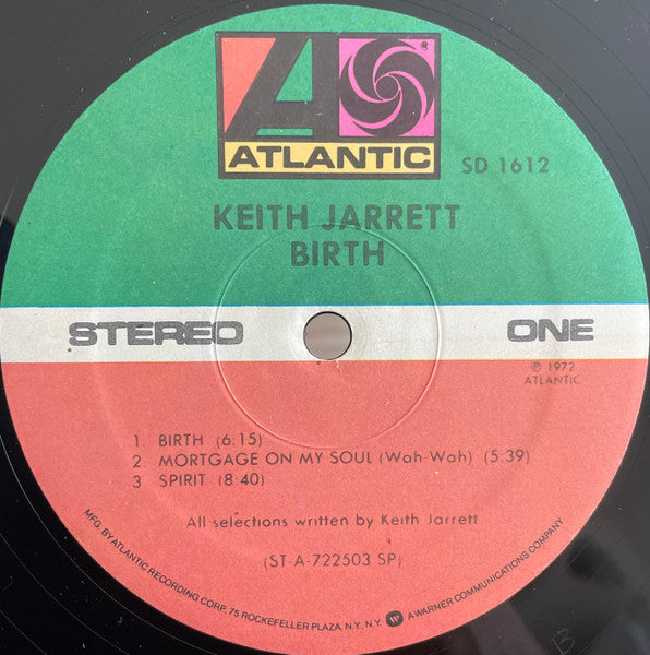 Keith Jarrett : Birth (LP, Album, RE)