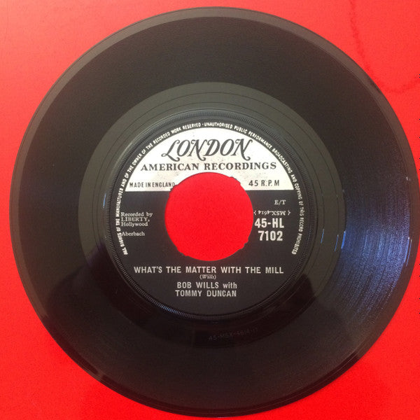 Bob Wills With Tommy Duncan* : Heart To Heart Talk / What's The Matter With The Mill (7", Single)