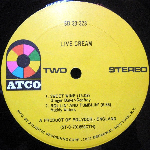 Cream (2) : Live Cream (LP, Album, Ter)