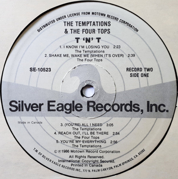 The Temptations & The Four Tops* : T 'N' T (3xLP, Comp)