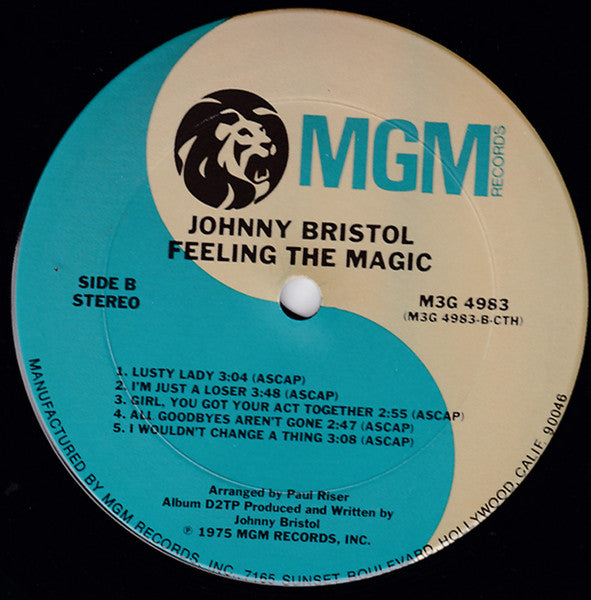 Johnny Bristol : Feeling The Magic (LP, Album)