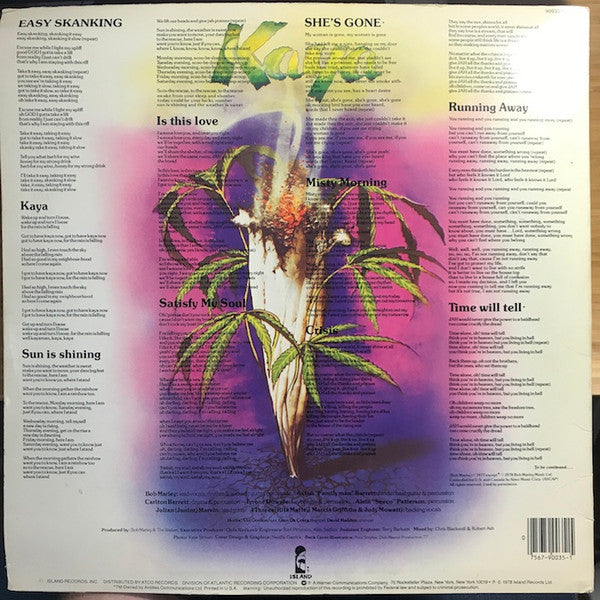 Bob Marley & The Wailers : Kaya (LP, Album, RE, Spe)