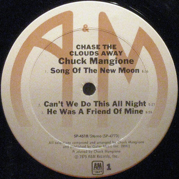 Chuck Mangione : Chase The Clouds Away (LP, Album, Ter)