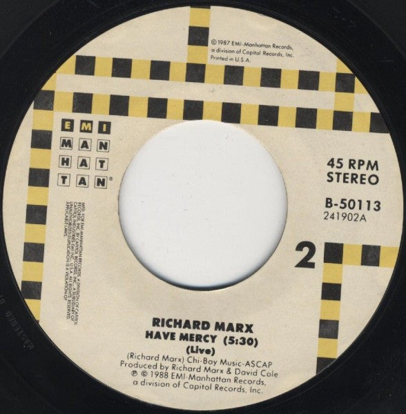 Richard Marx : Endless Summer Nights (7", Single, Spe)