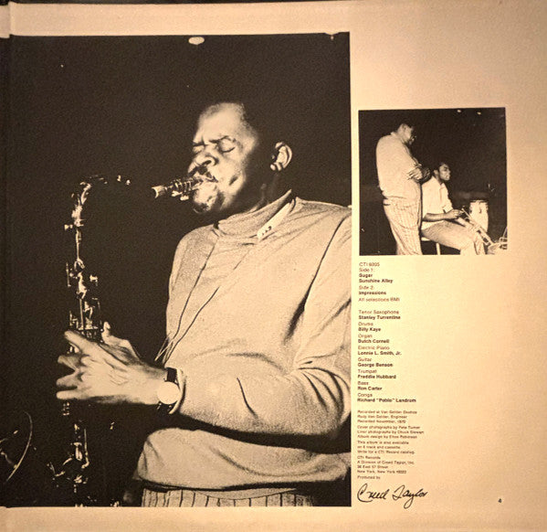 Stanley Turrentine : Sugar (LP, Album, Gat)