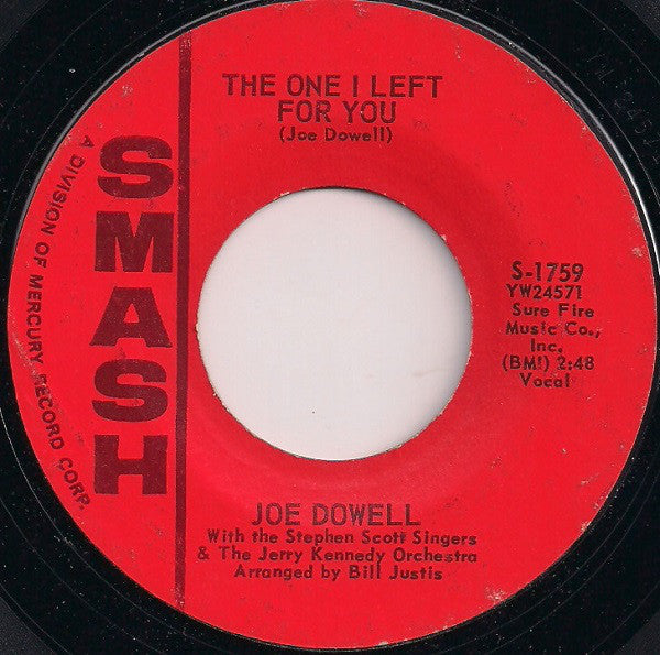 Joe Dowell With The Stephen Scott Singers & The Jerry Kennedy Orchestra : Little Red Rented Rowboat (7", Single, Styrene)