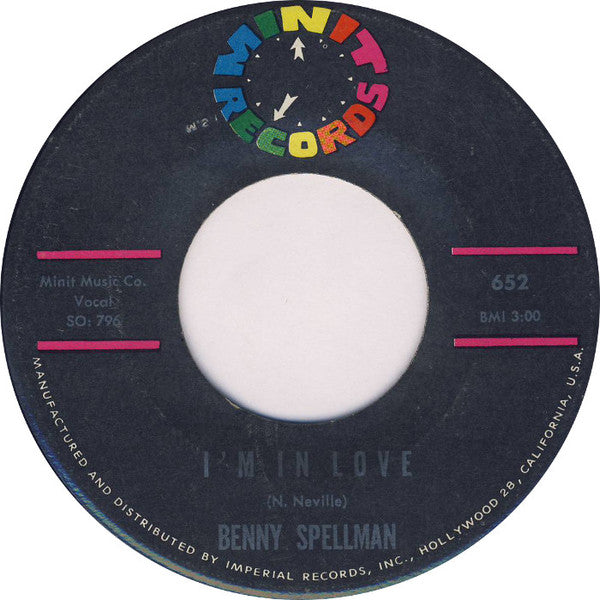 Benny Spellman : Every Now And Then / I'm In Love (7", Single)