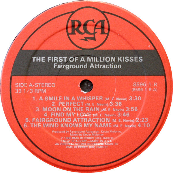 Fairground Attraction : The First Of A Million Kisses (LP, Album)