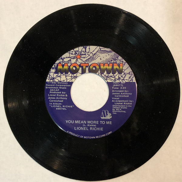 Lionel Richie : You Are (7", Single)