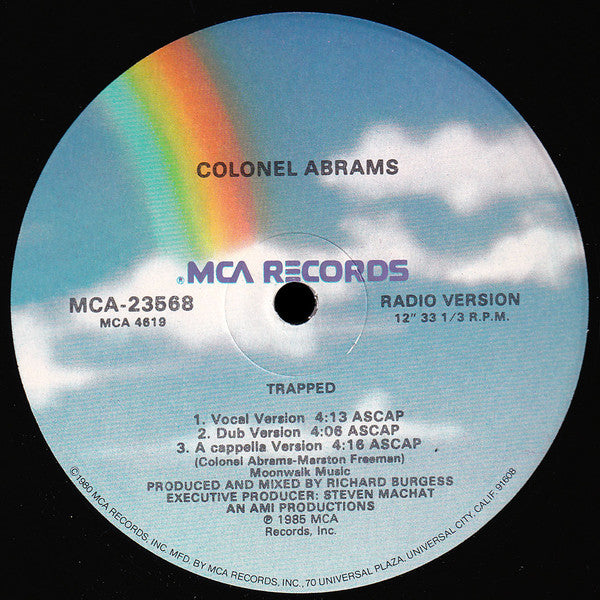Colonel Abrams : Trapped (12", Glo)