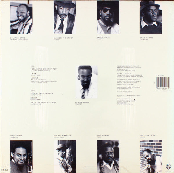 Lester Bowie's Brass Fantasy : I Only Have Eyes For You (LP, Album)