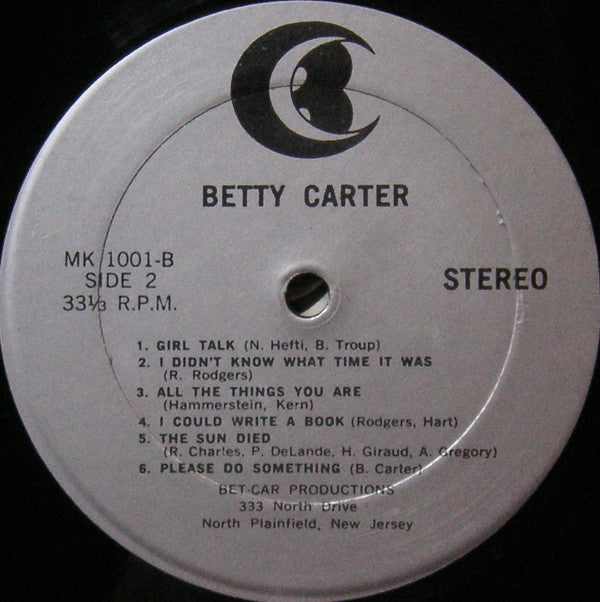 Betty Carter : Betty Carter (LP, Album)