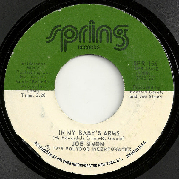 Joe Simon : Get Down, Get Down (Get On The Floor) (7", Single, Styrene, PRC)