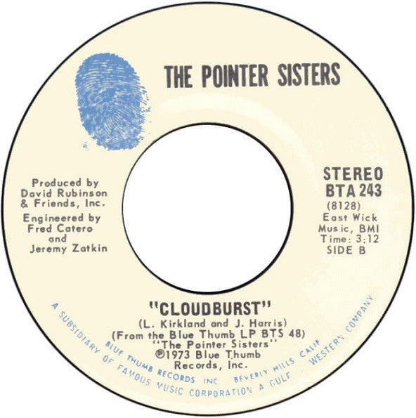 The Pointer Sisters* : Wang Dang Doodle / Cloudburst (7", Single)