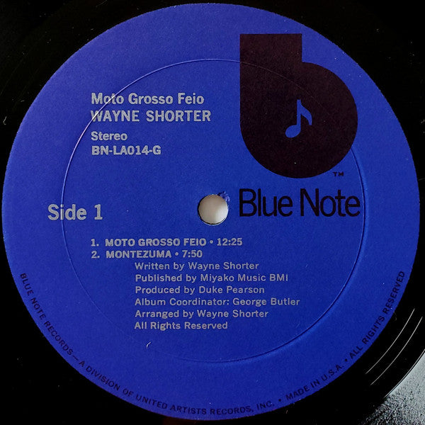 Wayne Shorter : Moto Grosso Feio (LP, Album)