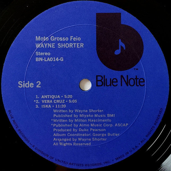 Wayne Shorter : Moto Grosso Feio (LP, Album)