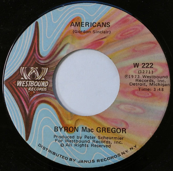 Byron Mac Gregor*, The Westbound Strings : Americans / America The Beautiful (7", Styrene)