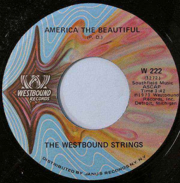 Byron Mac Gregor*, The Westbound Strings : Americans / America The Beautiful (7", Styrene)