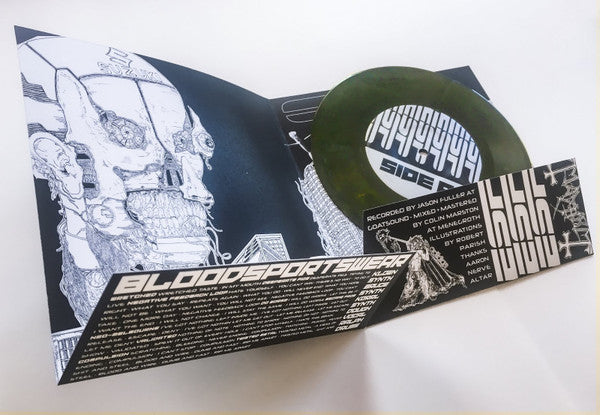 ESP Mayhem : Bloodsportswear (7", EP, ran)