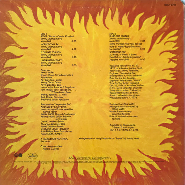 Jimmy Smith : Unfinished Business (LP, Album, San)