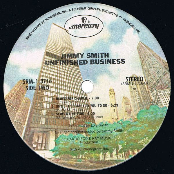 Jimmy Smith : Unfinished Business (LP, Album, San)