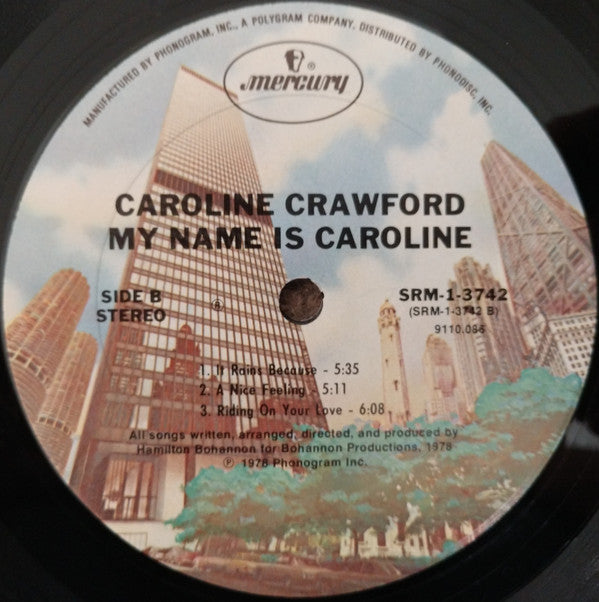 Caroline Crawford : My Name Is Caroline (LP, Album, Ter)