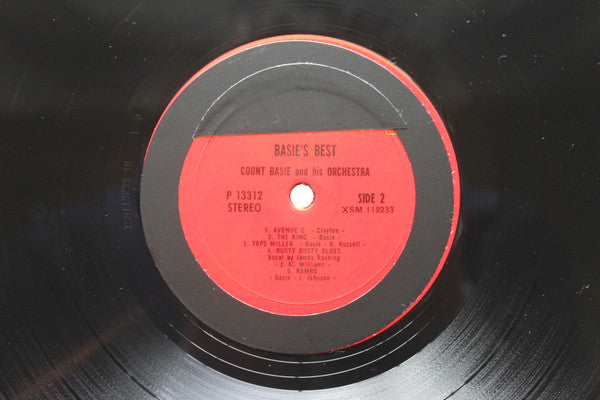 Count Basie And His Orchestra* : Basie's Best! A Collection Of Immortal Performances (LP, Comp, RE)